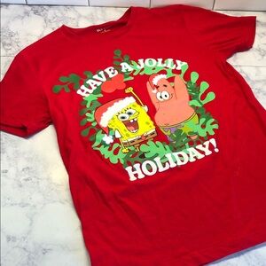 Old Navy Men’s SpongeBob Christmas T-shirt